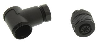 TURCK B 8241-0/PG 9 传感器连接器, M12, 母, 4路, 电缆