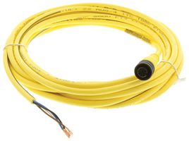MOLEX 1200651124 SENSOR CORD, 4P, M12 RCPT-FREE END, 5M