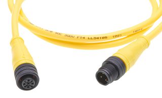 MOLEX 120066-0676 传感器 线缆, 3P M12 公-母, 3.3N