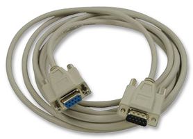 L-COM CSNULL9MF-10A. NULL MODEM CABLE, DB9 MALE / FEMALE, 10F