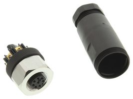 TURCK BV 8181-0 传感器连接器, M12, 母, 8路, 电缆