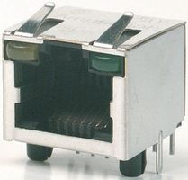 AMPHENOL COMMUNICATIONS SOLUTIONS RJHSE5481 CAT5 RJ45 MODULAR JACK, 8 POSITION, 1 PO