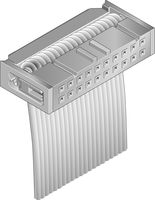 AMPHENOL COMMUNICATIONS SOLUTIONS 66900-210LF WIRE-BOARD CONNECTOR RECEPTACLE 10 POSIT