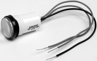 DIALIGHT 557-1432-203F PANEL INDICATOR, YEL/GREEN, 5V, 0.687"