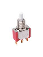 C&K COMPONENTS 8125SH9CBE PB SWITCH, SPDT, 0.4VA, 20V, THT