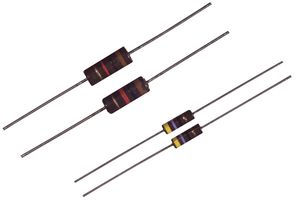 OHMITE OF102JE. RESISTOR, CARBON, 1KOHM, 500mW, 5%