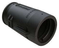 AMPHENOL SINE/TUCHEL AHDPBS-10L017-2405. 连接器后盖 盖, 直型, 尺寸 24, 黑色