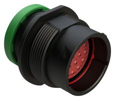 AMPHENOL SINE/TUCHEL AHDP04-18-21PN-BRA. 圆形 连接器, 母, 21路, 压接