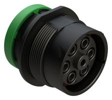 AMPHENOL SINE/TUCHEL AHDP04-24-07SN-BRA. 圆形 连接器, 母, 7路, 压接