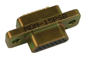 ITT CANNON MDM-15PSB-A174 连接器, MICRO-D SUB, 公, 15路/焊杯