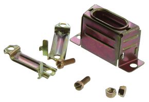 ITT CANNON M85049/48-1-2F BACK SHELL, CLAMP, D SUB, DA, BRASS/STEEL