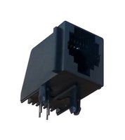 AMPHENOL COMMUNICATIONS SOLUTIONS RJE021660220 连接器, 直角 插座, 6P6C, 1端口, TH