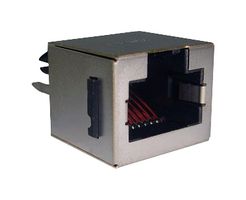 AMPHENOL COMMUNICATIONS SOLUTIONS RJE061881420 连接器, RJ45, 1端口, 插座, 8P8C, CAT3