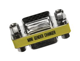 NORCOMP GCHDLP15M15M 高密度适配器, D-SUB, 15路, 公-公