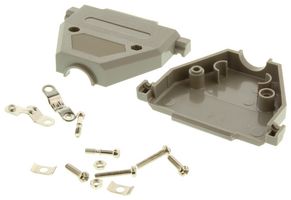 NORCOMP 977-037-010R031 连接器后壳, D-SUB, 尺寸 DC, ABS