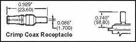AMPHENOL COMMUNICATIONS SOLUTIONS L17DM537425001 D SUB CONTACT, SOCKET, CRIMP