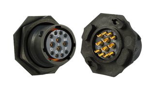 SOURIAU-SUNBANK / EATON UTS714E12S 圆形 连接器, 母, 12路, 焊接