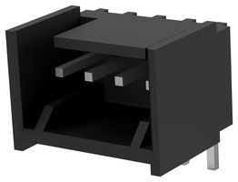 AMP - TE CONNECTIVITY 2-644803-4 线至板连接器, 针座, 4路, 1排, 2.54MM