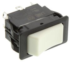E-SWITCH RVW5GD1200. 船型开关, DPDT, 20A, 125VAC, 面板