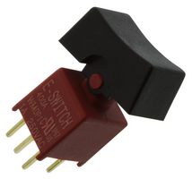 E-SWITCH 400AWMDP1R1M2QE ROCKER SWITCH, DPDT, 3A, 120V, TH