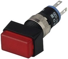 EAO 18-147.035. SWITCH, PUSHBUTTON, SPST-NO, 100mA, 42V