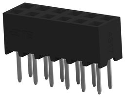 TE CONNECTIVITY 1-2314822-2 连接器, 母, 12路, 2排, 2MM