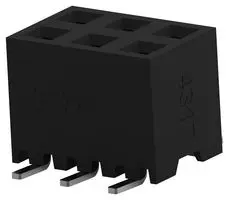 TE CONNECTIVITY 2314844-6 CONNECTOR, RCPT, 6POS, 2ROW, 2MM