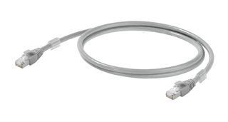 WEIDMULLER 1165940010. 电缆, RJ45 公-公, 3.3英尺, 灰色