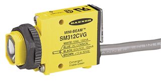 BANNER ENGINEERING SM312LVQD. 光电传感器, 5M, 10-30V
