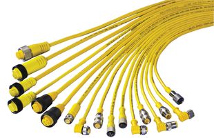 BANNER ENGINEERING MQDC1-506RA. QUICK DISCONNECT CABLE, M12, 5 POSITION,