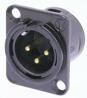 NEUTRIK NC3MD-L-B-1. 音频连接器, XLR型, 触点数:3