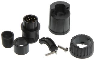 SWITCHCRAFT/CONXALL W3282-10PG-535 CIRCULAR CONNECTOR, 10POS, PLUG, SOLDER
