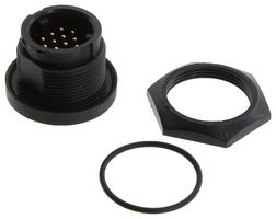 SWITCHCRAFT/CONXALL W4282-12PG-300 圆形连接器, 12路, 母, 焊接