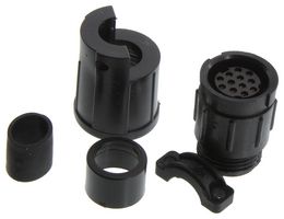 SWITCHCRAFT/CONXALL W5282-12SG-535 圆形连接器, 12路, 公, 焊接