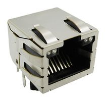 STEWART CONNECTOR SS-60300-101 RJ45 CONNECTOR, JACK, 8P8C, 1 PORT, TH