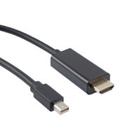 L-COM VPA00005-3M 电缆, MINI DISPLAY 公-HDMI 公, 3M