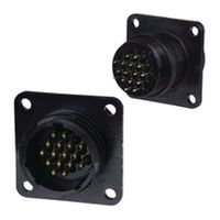 AMP - TE CONNECTIVITY 206430-3 CIRCULAR CONNECTOR RECEPTACLE, SIZE 11,
