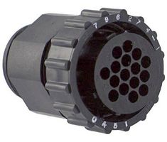 AMP - TE CONNECTIVITY 796274-1. 300025003,圆形连接器, 公, 尺寸 17, 16路