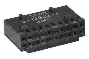 TE CONNECTIVITY - AMP 1-87631-9 WIRE-BOARD CONNECTOR RECEPTACLE 24POS, 2.54MM