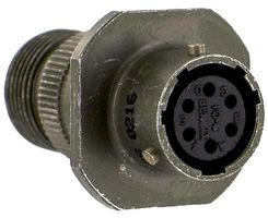 AMPHENOL INDUSTRIAL PT01A-10-6S CIRCULAR CONNECTOR RECEPTACLE, SIZE 10,