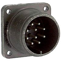 AMPHENOL INDUSTRIAL MS3102E18-1P CIRCULAR CONNECTOR, RECEPTACLE, SIZE 18, 10 POSITION, BOX
