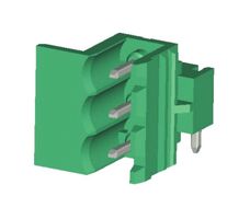 AMPHENOL ANYTEK EU0370510000G TERMINAL BLOCK, R/A HEADER, 3POS, TH