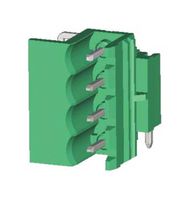 AMPHENOL ANYTEK EU0470510000G TERMINAL BLOCK, R/A HEADER, 4POS, TH