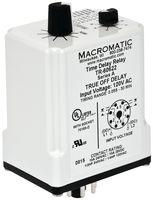 MACROMATIC CONTROLS TR-60622 时间延迟继电器, DPDT, 30分, 240VAC