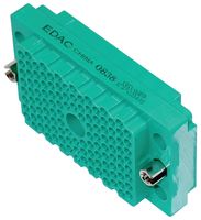 EDAC 516-120-000-202. 机架/面板连接器, 绿色, 母, 120路