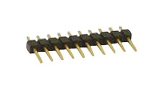 AMPHENOL COMMUNICATIONS SOLUTIONS 10129378-903004BLF CONN, HDR, 3POS, 1ROW, 2.54MM, TH