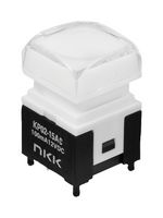 NKK SWITCHES KP0215ACBKG03RGBP PB SWITCH, ILLUM, SPST, 0.1A, 12VDC, RGB
