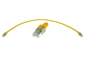 HARTING 09474747001 线缆, RJ45 连接器, 公, CAT5E, 200MM, 黄色
