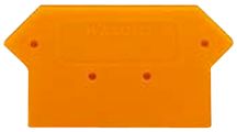 WAGO 282-316 END PLATE, RAIL MOUNTED TERMINAL BLOCK