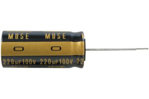 NICHICON UKZ1E330MPM1TD. 铝电解电容, 33uF, 25V, 径向引线